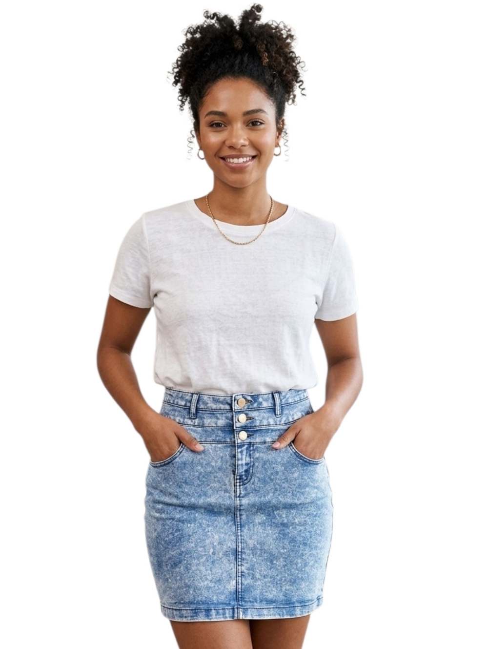 Jean skirt